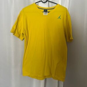 Jordan Yellow Short Sleeve Tee
